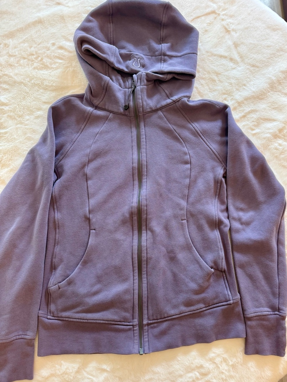 lululemon athletica Lavender Full-Zip Hooded Sweatshirt